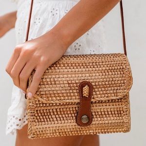 Woven Crossbody Bag, Brand New!